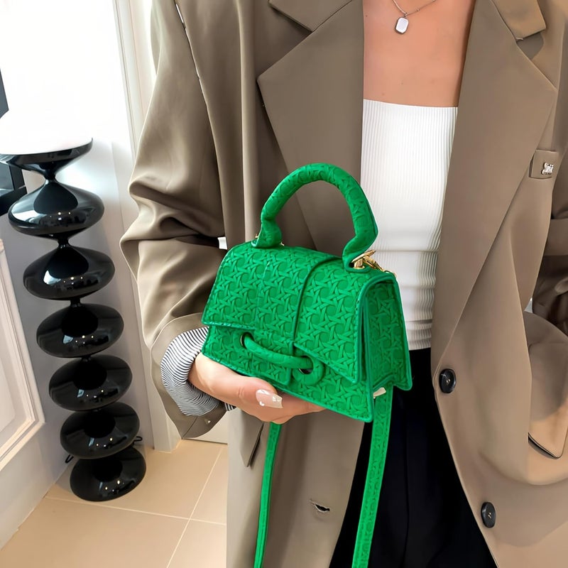 FALETO Mini Purses for Women Cute Top Handle Crossbody Bag Stylish Tiny Clutch Handbag with Strap - Image 5